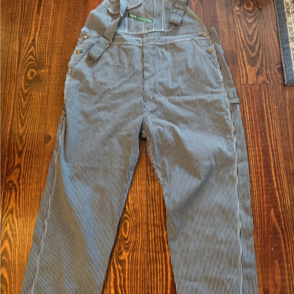 Men's Railroad Striped Overalls